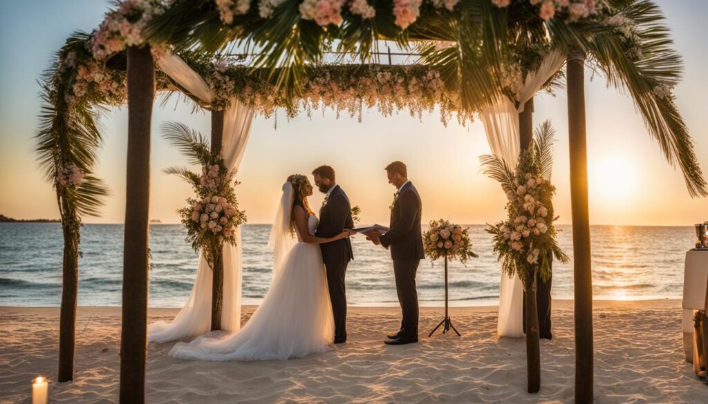 beach wedding florida